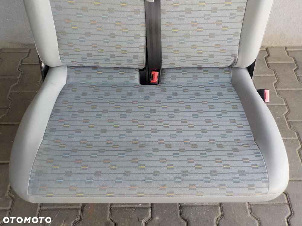 VW T5 LIFT T6 FOTEL SIEDZENIE KANAPA PODWÓJNA PASAŻERA PRZÓD PALACE - 4