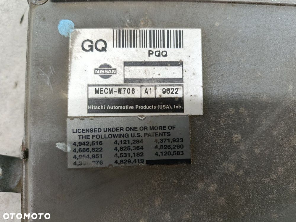 KOMPUTER, STEROWNIK NISSAN XTERRA I MECM-W706 3.3 V6 170KM - 3