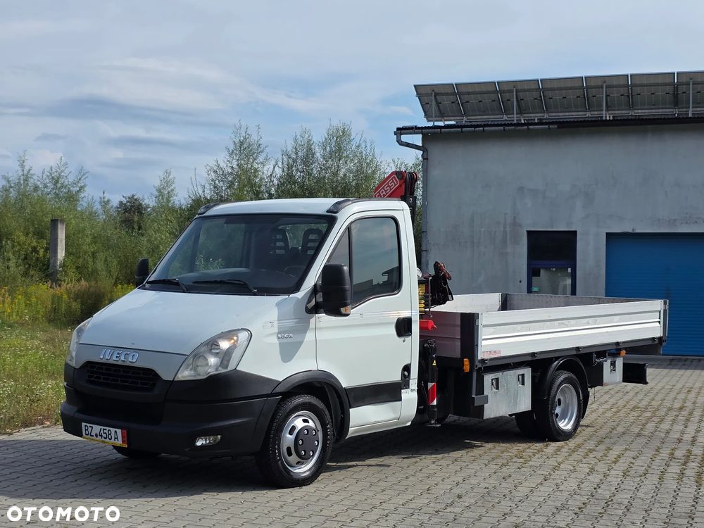 Iveco Daily 35c-15 50c-15 Skrzynia 3.60 M + HDS  1.8 Tony ! Bez Korozji  ! Z Włoch  ! - 8