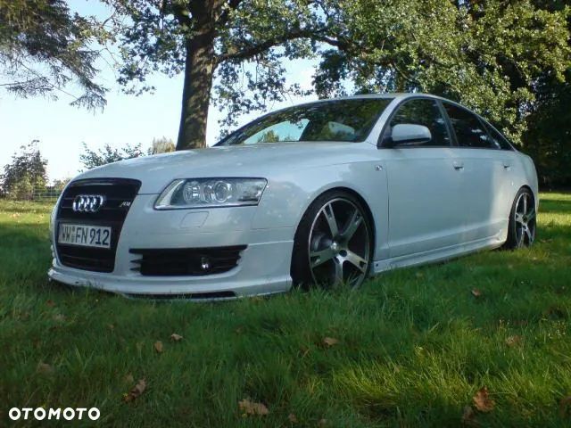 AUDI A6 C6 4F PRZEDNIA DOKŁADKA ZDERZAKA PODKŁAD - 10