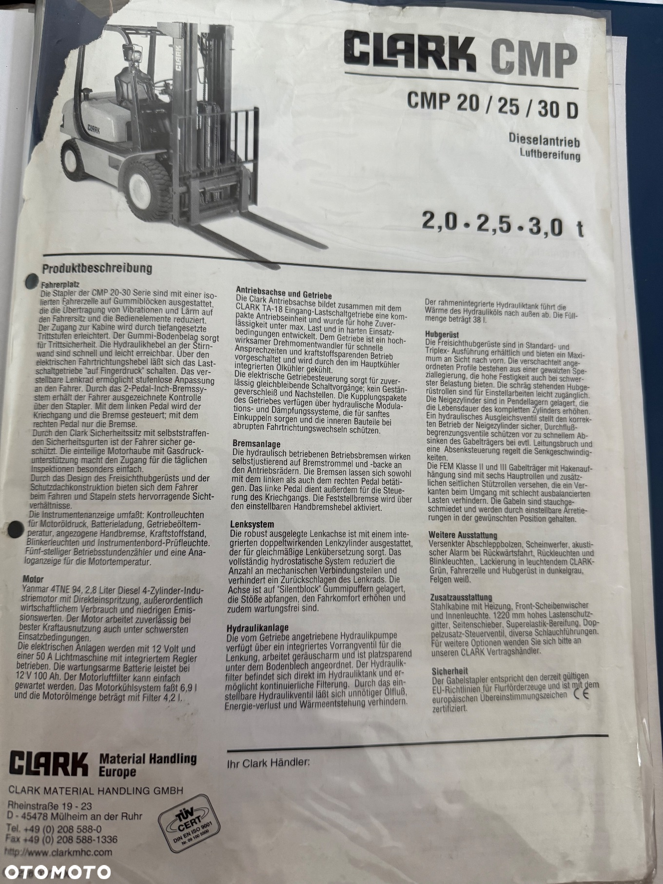 Clark CMP 30 D - 15