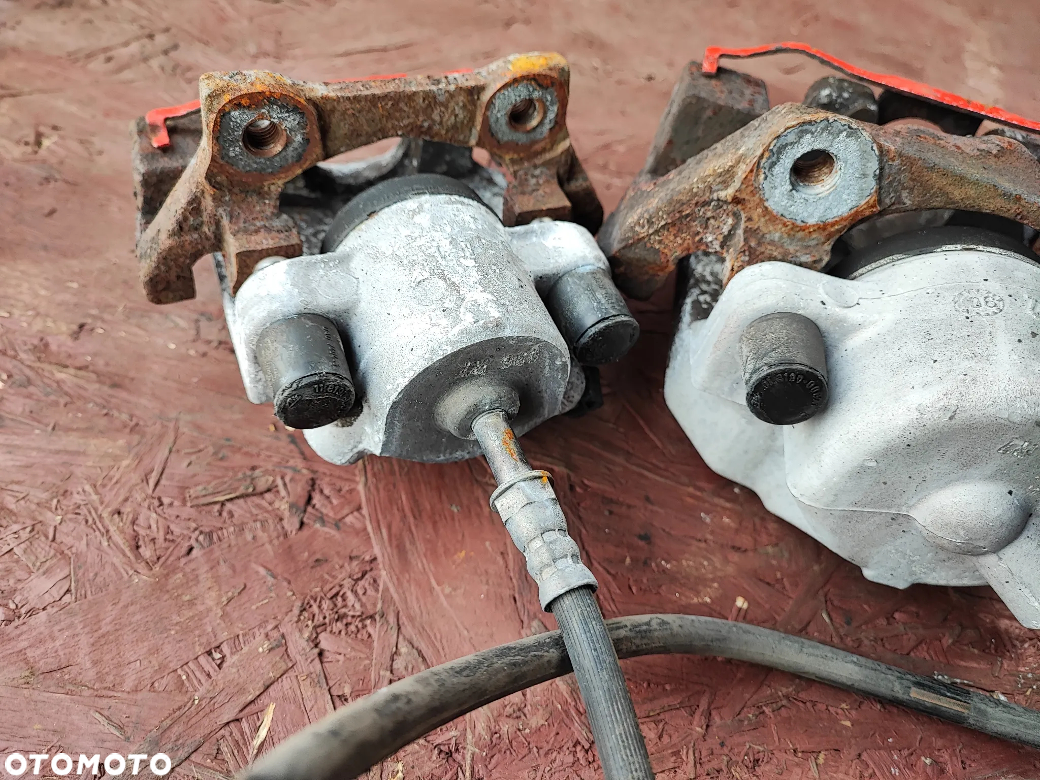 BMW E39 SEDAN ORYGINALNY KOMPLET ZACISKÓW PRZÓD 296MM + TYŁ 298MM O NR.  34 21 1 163 648 /  34 21 1 163 650 /   34 21 1 163 649 OEM W BARDZO DOBRYM STANIE - 16
