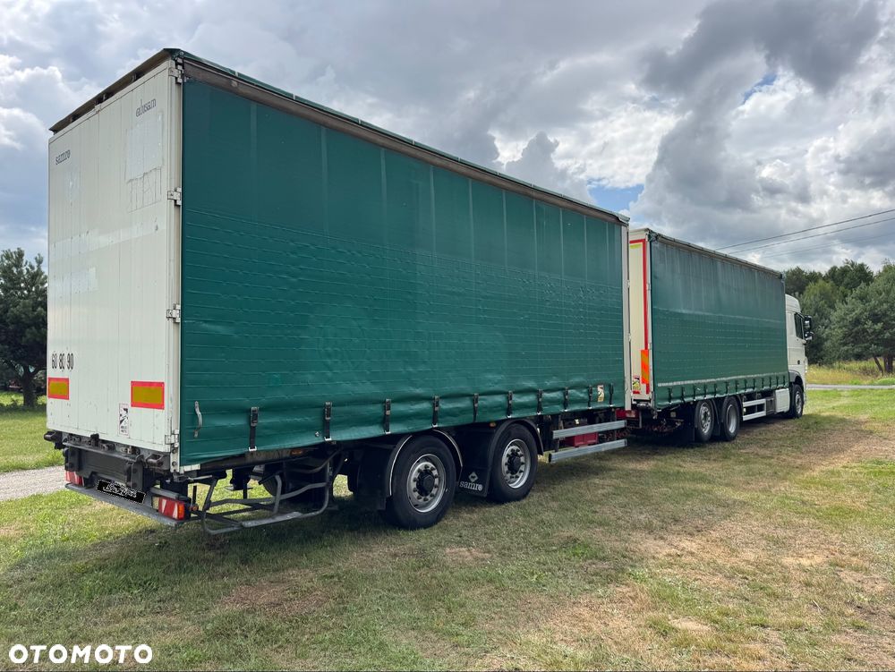 DAF XF 460 6X2 Euro 6 Zestaw Z Przyczepą 38 Palet Przejazdowy Dach Zsuwany - 4