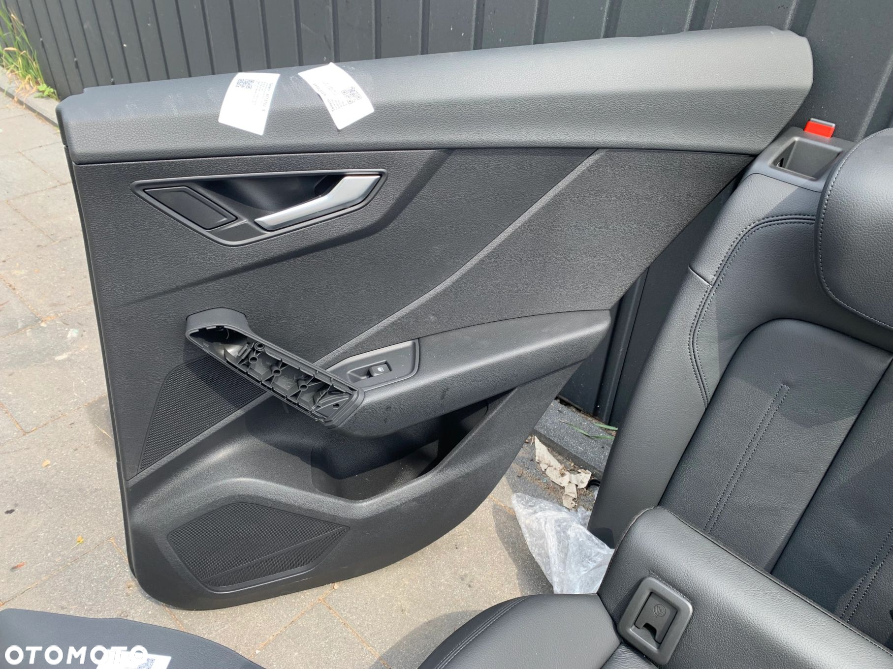 FOTELE TAPICERKA ELEMENTY WNĘTRZA AUDI Q2 81A SKÓRA MANUAL JAK NOWE - 12
