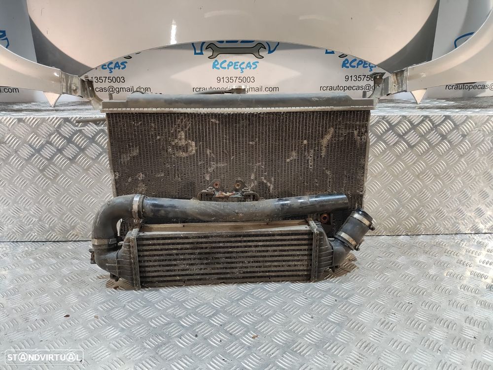 FRENTE COMPLETA NISSAN PRIMERA III 3 MK3 P12 CAPOT PARACHOQUES GUARDA-LAMAS OTICAS RADIADOR VENTILADOR FRENTE FIBRA REFORÇO - 11