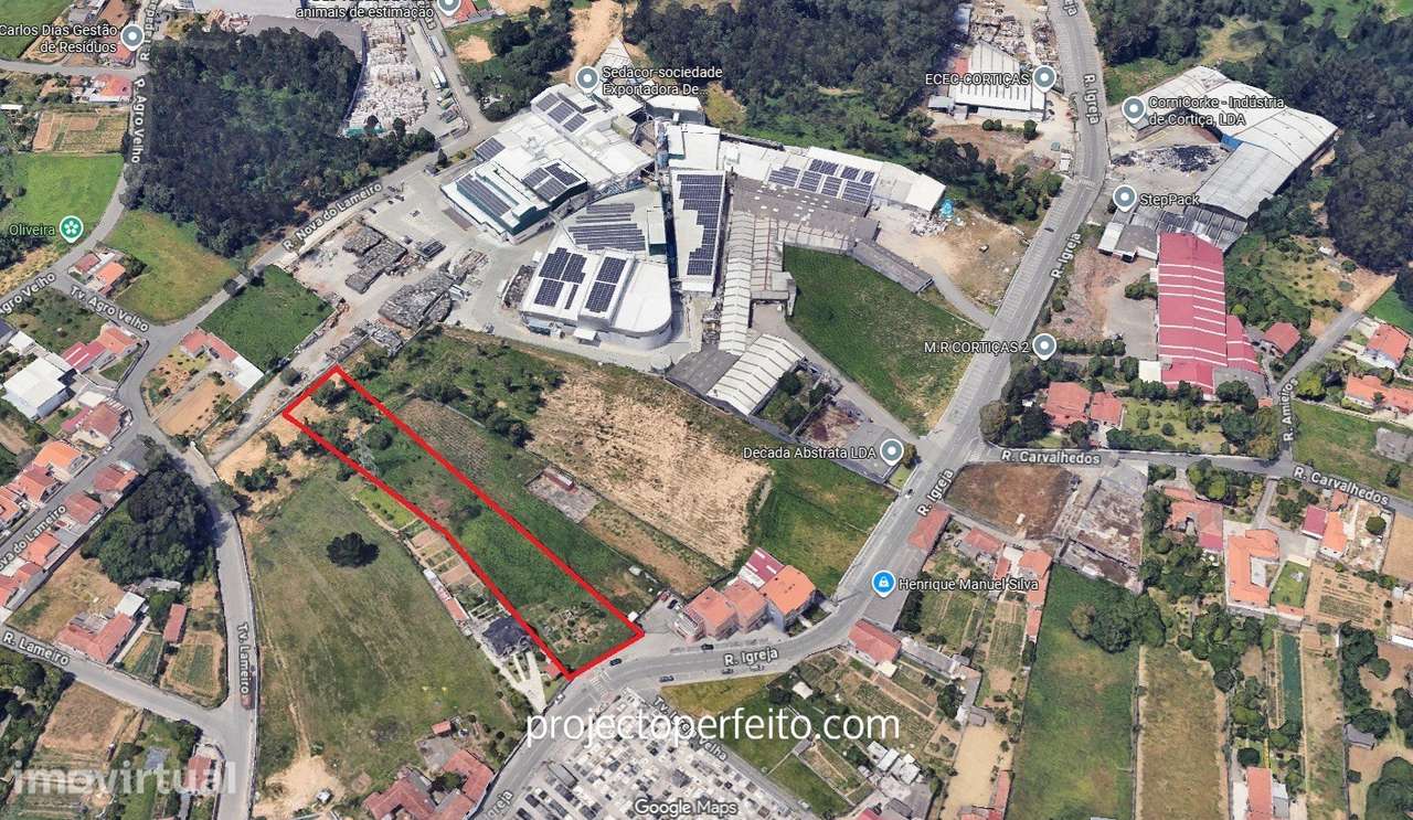 Lote de Terreno  Venda em São Paio de Oleiros,Santa Maria da Feira - Grande imagem: 3/5