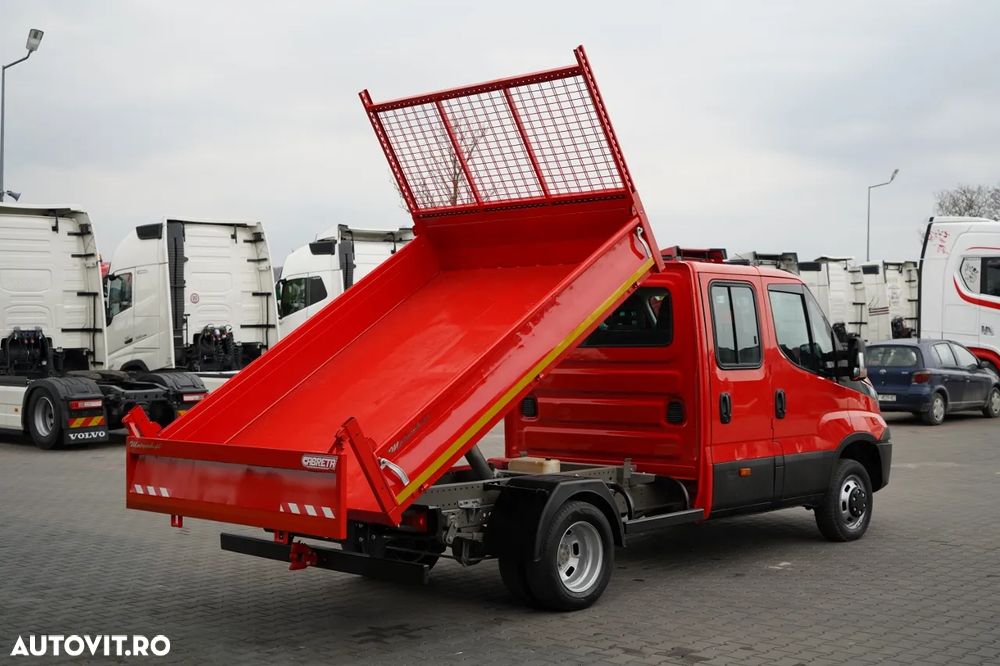 Iveco DAILY 35-130 / BASCULATOR / CU TRACȚIE DUBLA / DOUĂ TRANSPORTURI / MANUAL / 7 LOCURI / - 6
