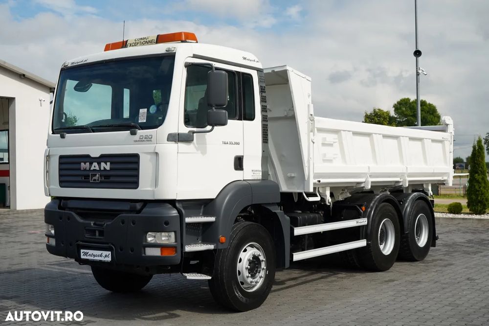 MAN TGS 33. 390 / 6x4 / BASCULANTE / HYDROBOARD / MEILLER KIPPER / BORDMATIC / IMPORTAT - 11