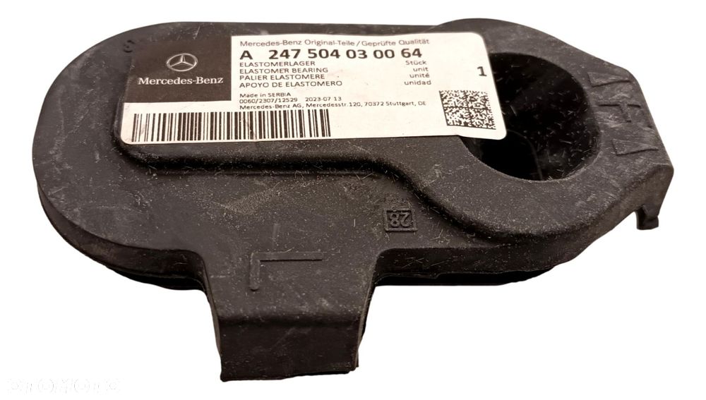 MERCEDES CLA W177 GLA GLB EQA EQB EQE EQS Poduszka guma chlodnicy lewa - 1