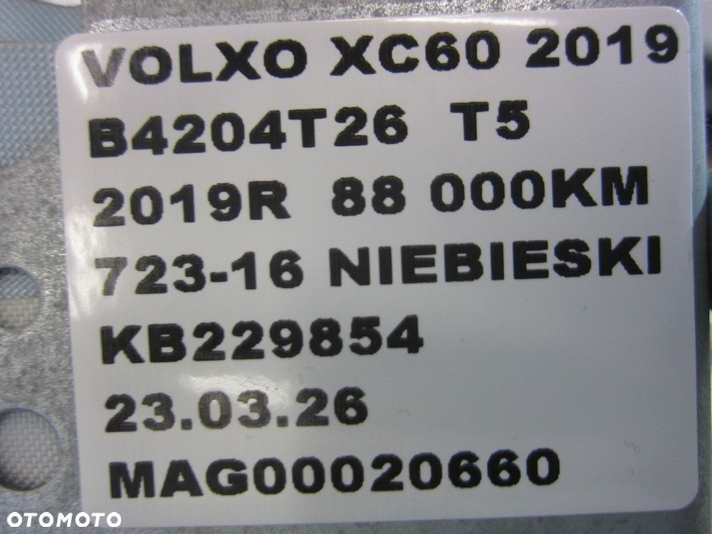 VOLVO XC60 II XC 60 KOLANOWA PODUSZKA POWIETRZNA KIEROWCY AIRBAG 31351334 - 8