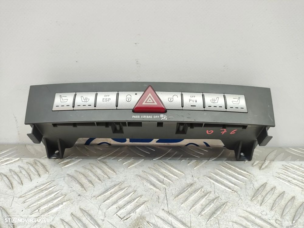 Modulo Controlo Botão 4 piscas Aquecimento Dos Bancos Trancar Portas Mercedes Benz SLK R1 1718208310 - 6