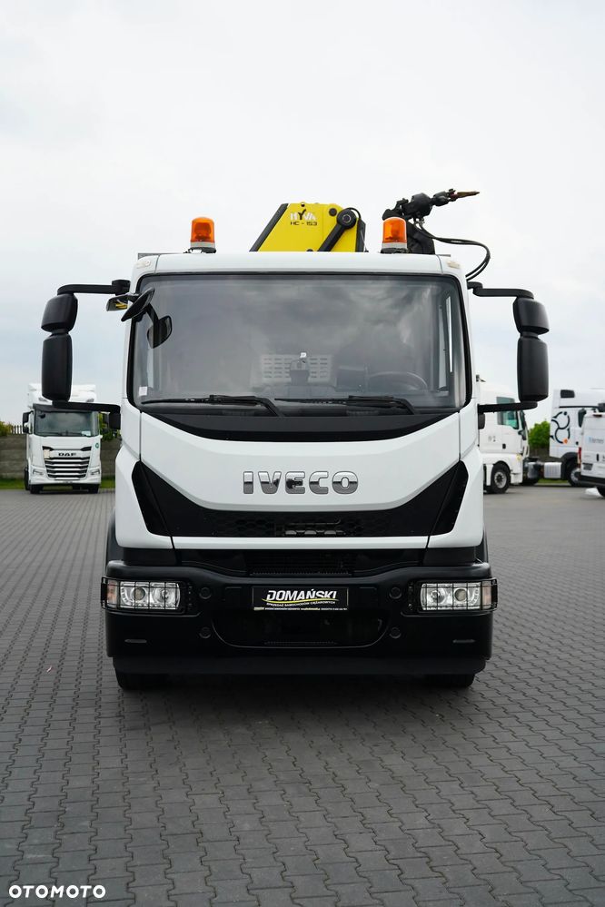Iveco EUROCARGO / 180-250 / SKRZYNIOWY + HDS / HYVA HC - 153 / ROTATOR / PILOT - 16