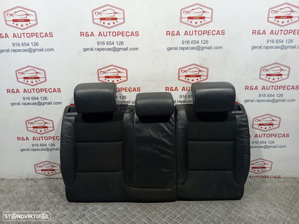 Conjunto de Bancos Audi A3 8P Sportback S-Line Pele e Tecido Original - 13