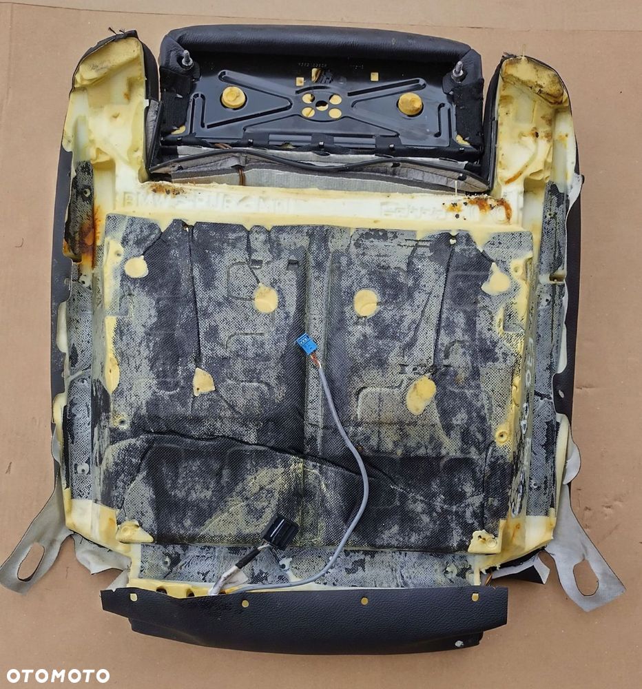 bmw x5 e70 lift 10-13 siedzisko fotela prawy przód czarna podgrzewana skóra - 4