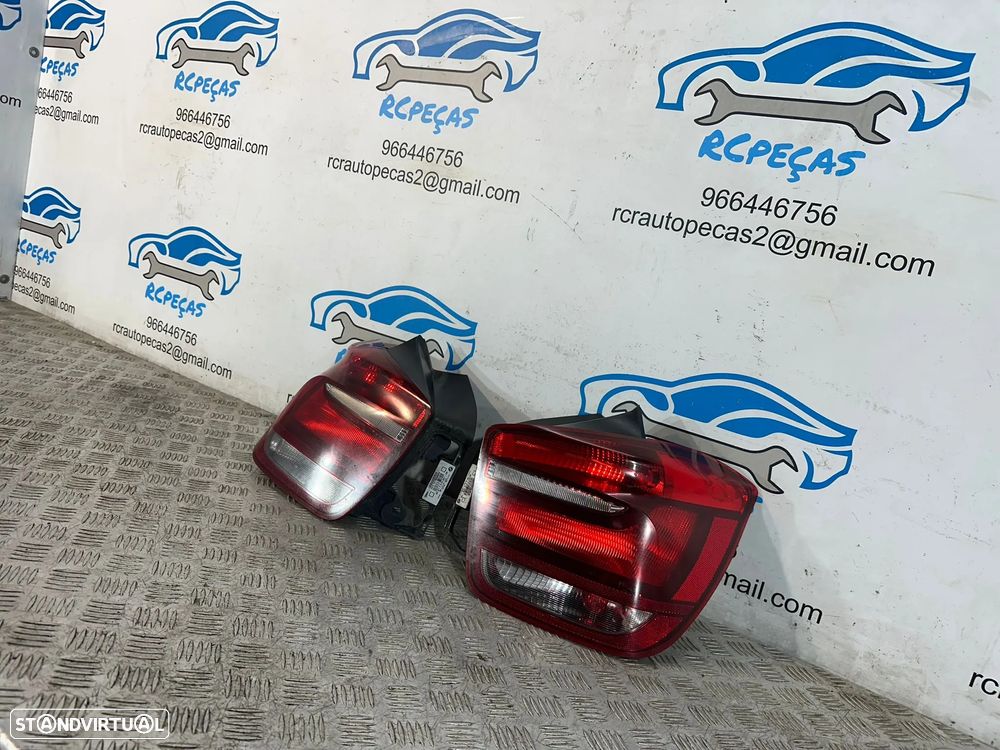 .Farolins Tras Traseiros Esquerdo Direito Originais BMW Serie 1 F20 5 portas F21 2 portas 2011 - 2019 - 4