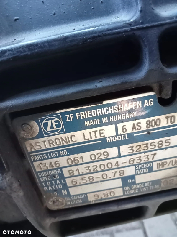 MAN TGL 8.180 skrzynia biegów automat 2017 rok
