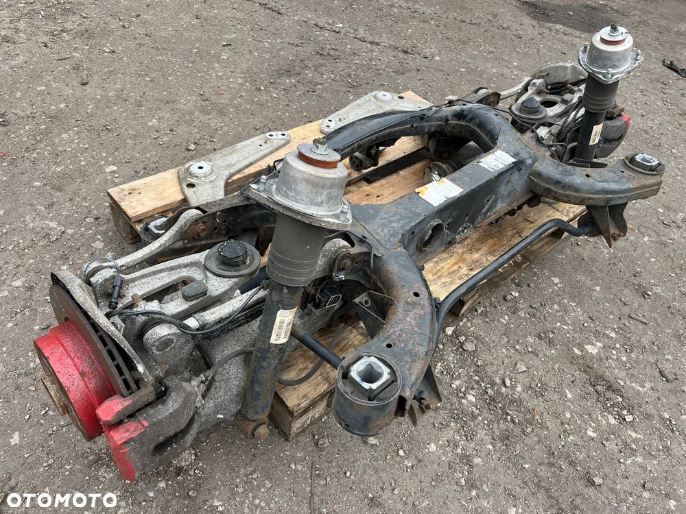 Belka zawieszenie wozek sanki wahacze zaciski tyl BMW X6 E71 40d N57 KPL OE - 4