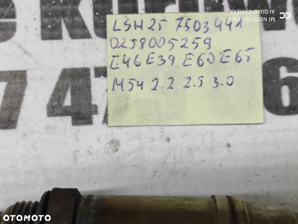 BMW E46 E39 E60 E65 2.2i 2.5i 3.0i M54 Sonda Lambda 7503441 - 4