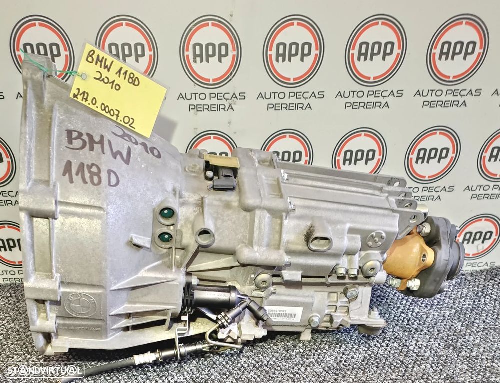 Caixa de velocidades BMW 118D de 2010, referência 217.0 .0007.02, GETRAG.