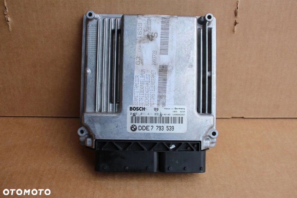 Komputer sterownik silnika BMW e46 2.0d 318d 116KM m47 7793539 0281011411 - 1