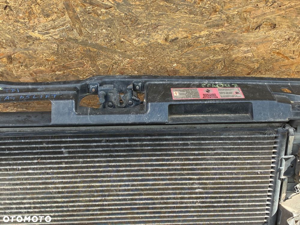 AUDI A4 B5 LIFT TDI  PAS PRZEDNI CHŁODNICA WENTYLATOR KOMPLET - 4