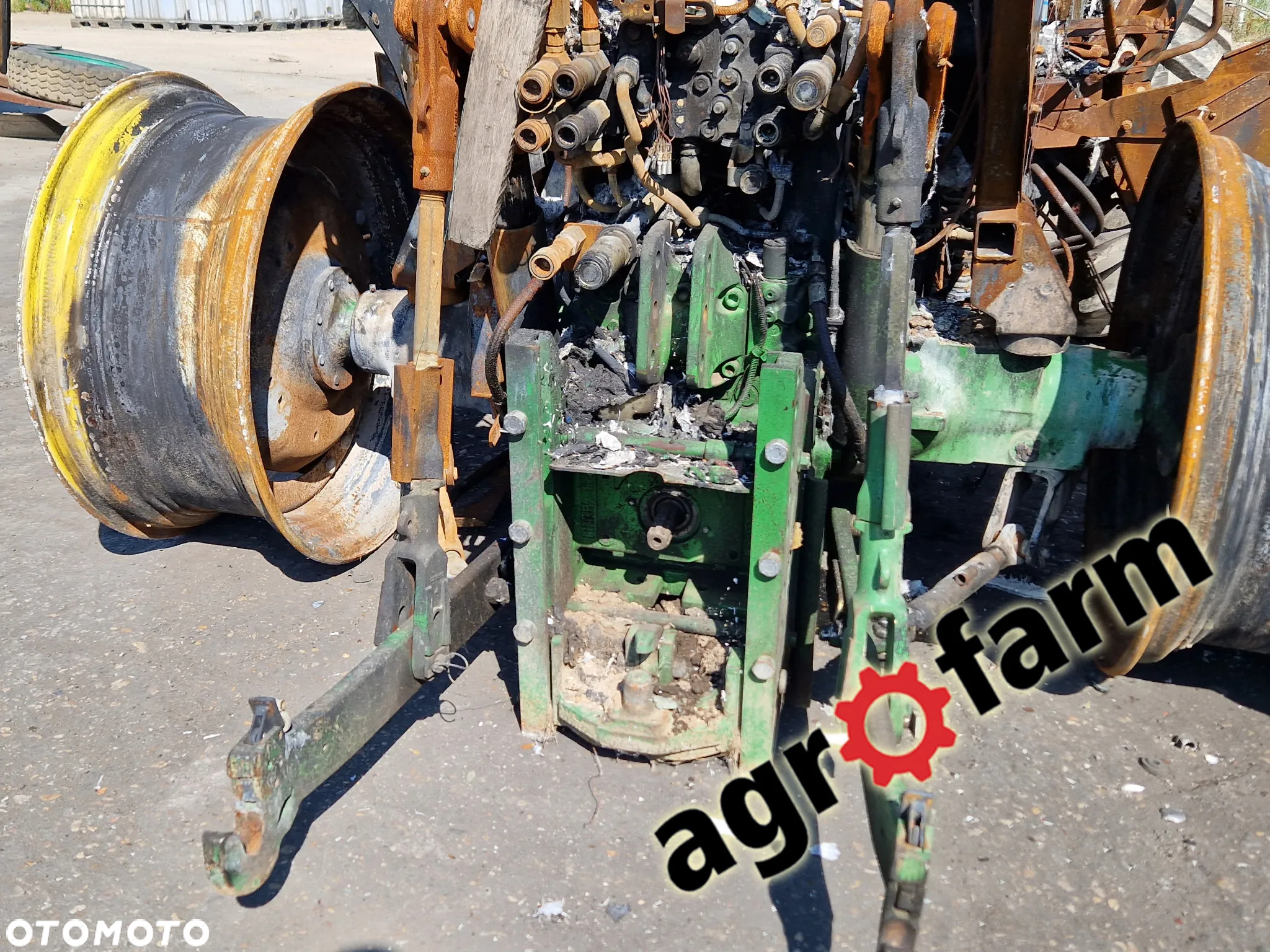 John Deere 6105 MC 6115 most skrzynia silnik zwolnica blok ładowacz TUZ - 4