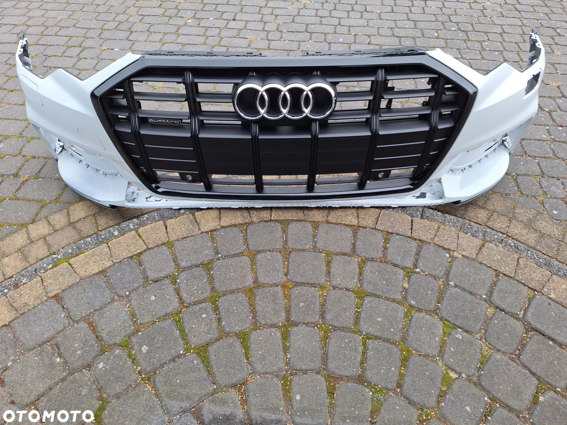 AUDI A6 C8 ALLROAD 18-4K0 NIE KLEJONY! ZDERZAK PRZÓD PRZEDNI+NOWY GRILL 4K0807437H WYSYŁKA 24H - 1