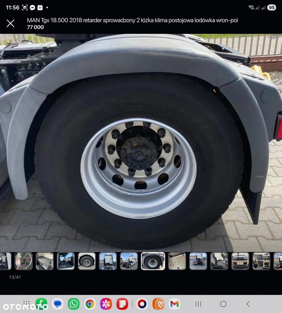 MAN Tgx 18.500 mały przebieg 2017 retarder sprowadzony 2 łóżka serwis lodówka wron-pol - 13