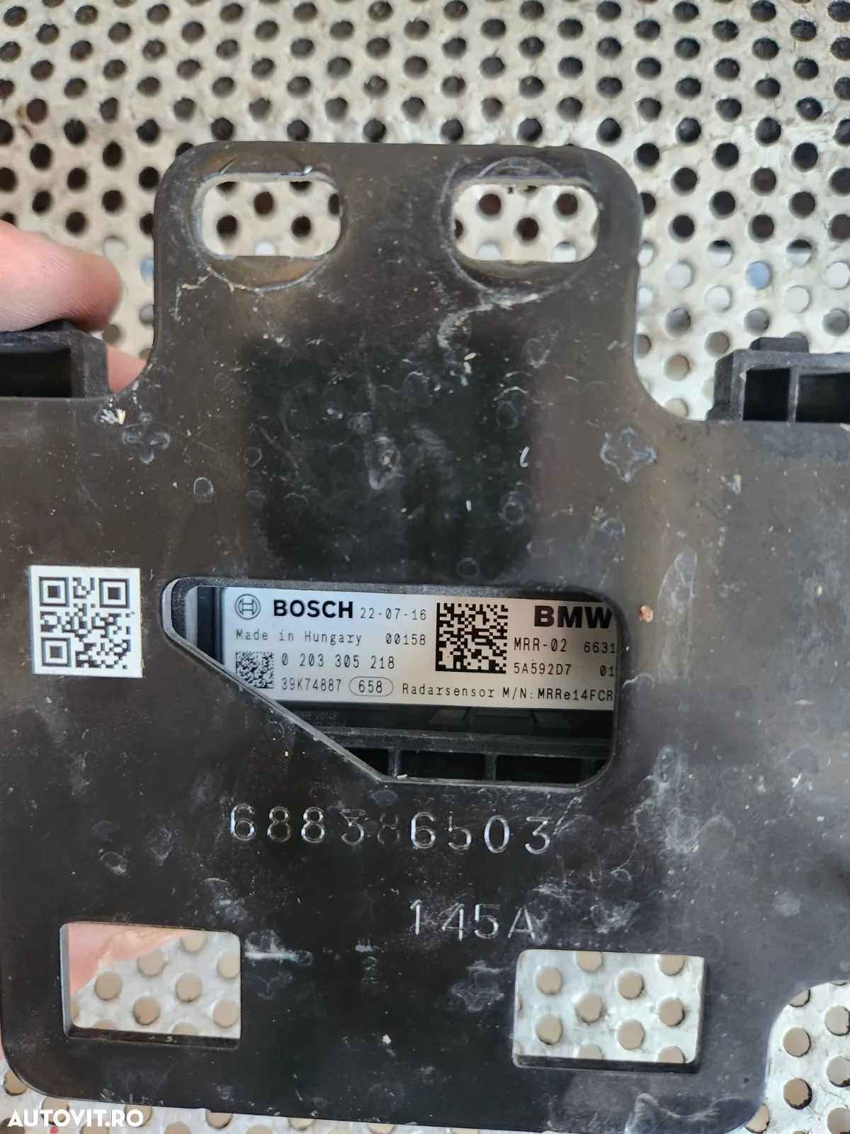 Senzor Radar Distronic MRR-02 ACC Bmw G20 G21 G22 G23 G42 G29 G01 G02 Cod 5A592DT Dezmembrez Bmw G42 M2 M240I B58B30B Automat Xdrive - Dezmembrari Arad - 9
