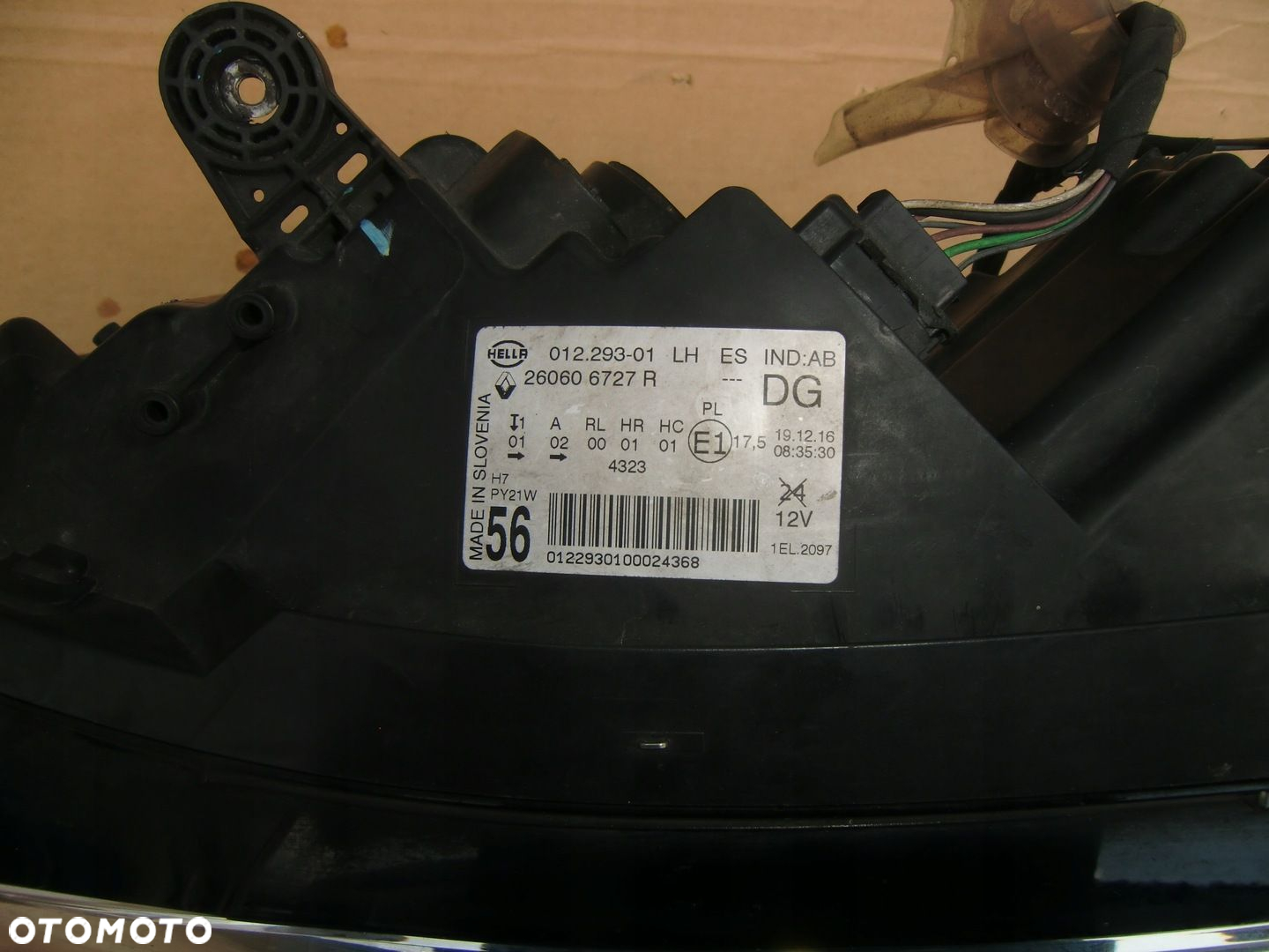 LAMPY LEWA SOCZEWKA LED RENAULT SCENIC IV 4 EUROP ŁADNA - 7
