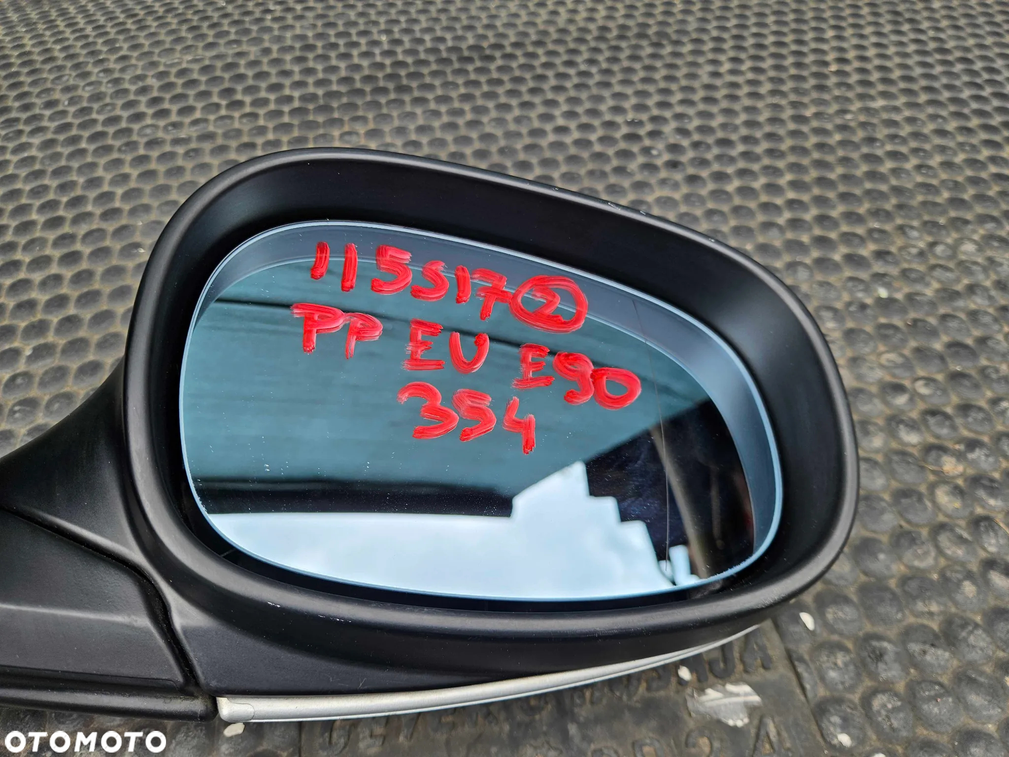 Lusterko Lusterka Zewnetrzne 5 pin Srebrne 354 Titansilber Europa BMW 3 E90 E91 LCI Lift 2009r - 35