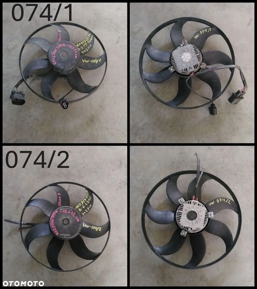 VW-001-399 WENTYLATOR CHŁODNICY VW AUDI SEAT SKODA - 14