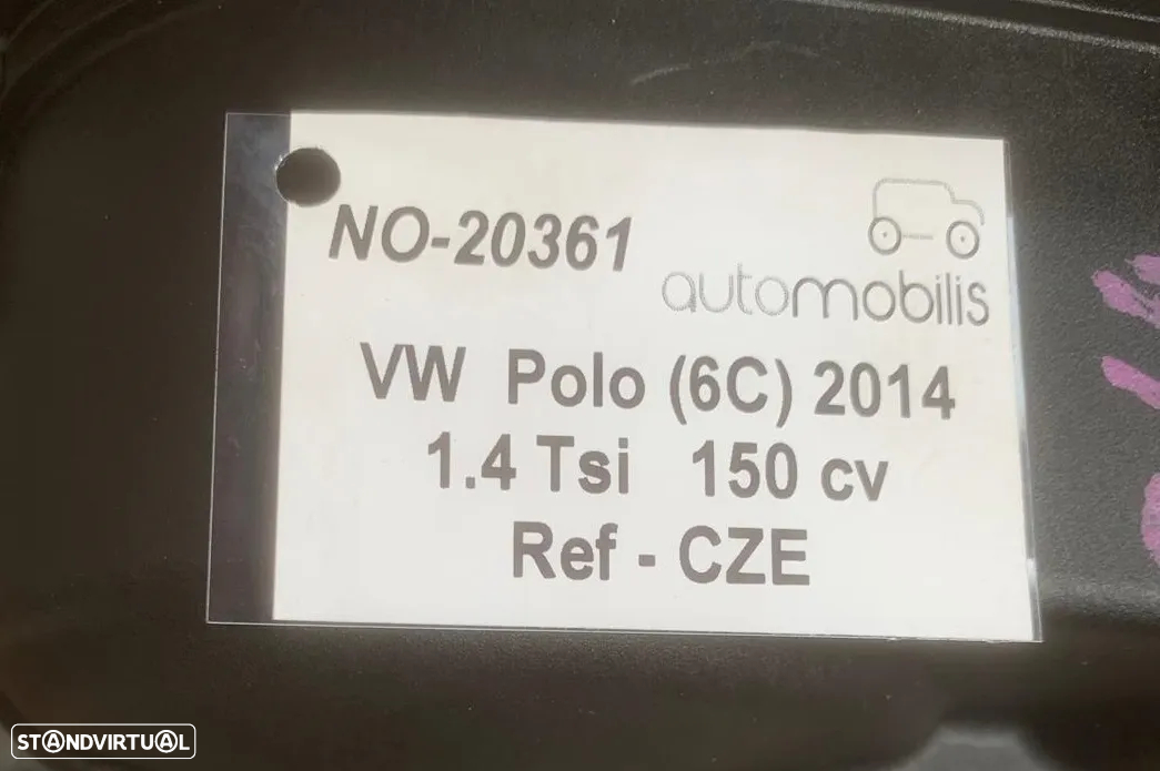 Motor VW POLO (6R) 1.4 TSI 150 CV de 2014 Ref - CZE  NO-20361 - 7