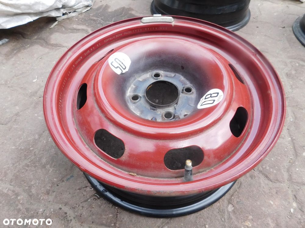felga stalowa PEUGEOT PARTNER CITROEN BERLINGO C3 C4 6Jx15 ET27 - 2