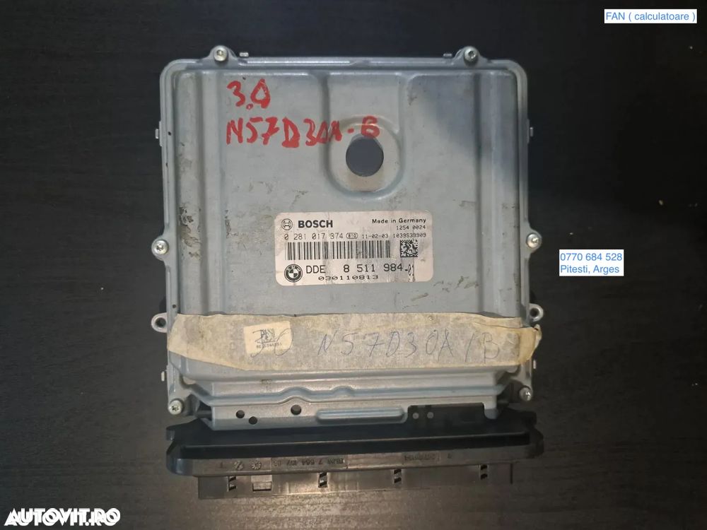 Unitate control ECU DDE calculator motor Original BMW F07 F01 F02 - 1