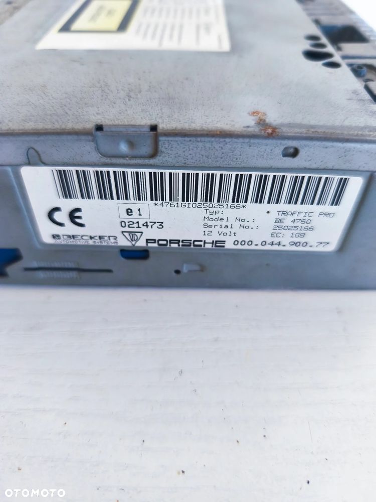 Porsche Traffic Pro 000.044.900.77 Becker BE4760 Radio Navigation System 993 996 - 4