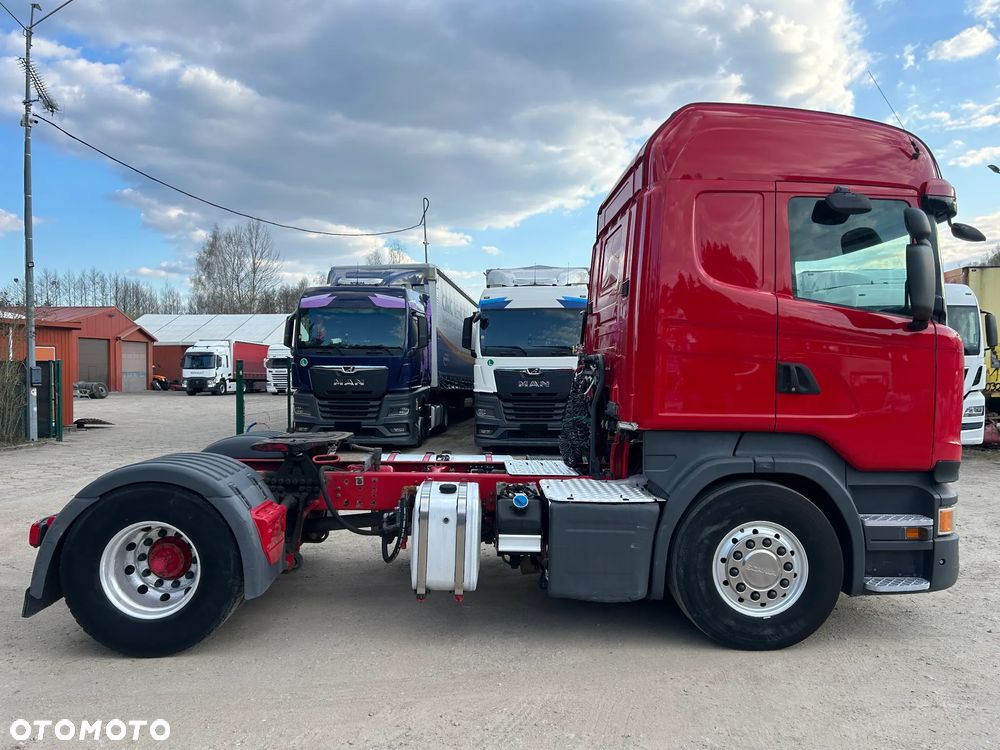 Scania R450 RETARDER / HYDRAULIKA / ALUFELGI / WAGA WSKAŹNIK OBCIĄŻENIA / NOWA SPRĘŻARKA / TURBINA PO WYMIANIE / BARDZO ŁADNY STAN 2015 ROK !! - 4