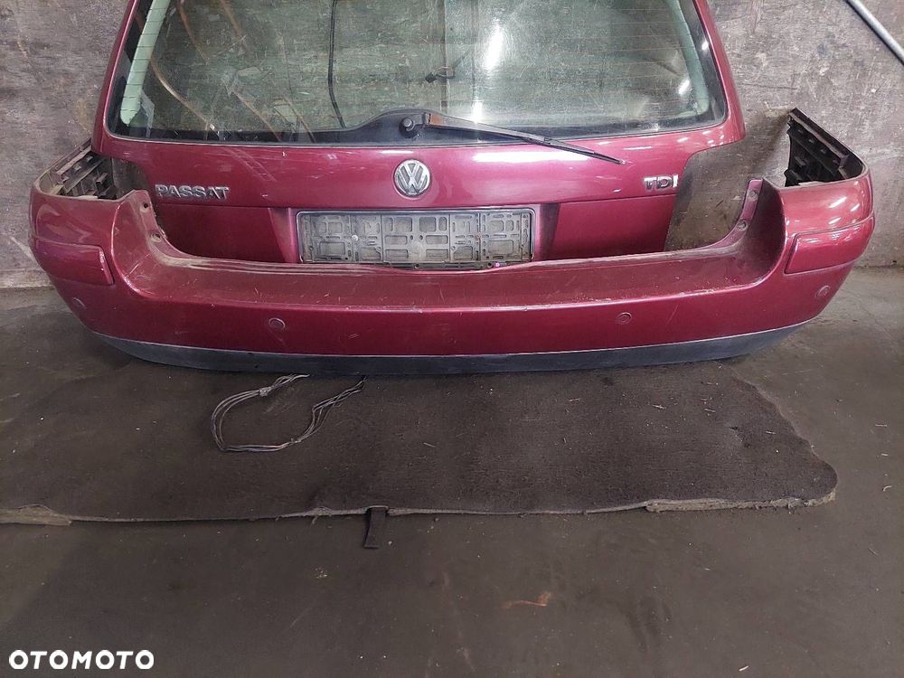 KOMPLETNY TYŁ KLAPA BAGAŻNIKA ZDERZAK TYŁ LAMPY PASSAT B5 KOMBI LB3Y - 4
