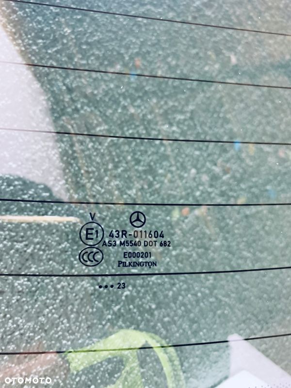 Szyba tylna MERCEDES S W223 2021- PRZYCIEMNIANA+ORYGINAŁ - 2