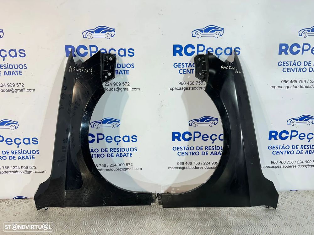 .Guardalamas Frente Frontal Esquerdo Original VW Volkswagen Passat B7 Facelift  2010 - 2015 - 1