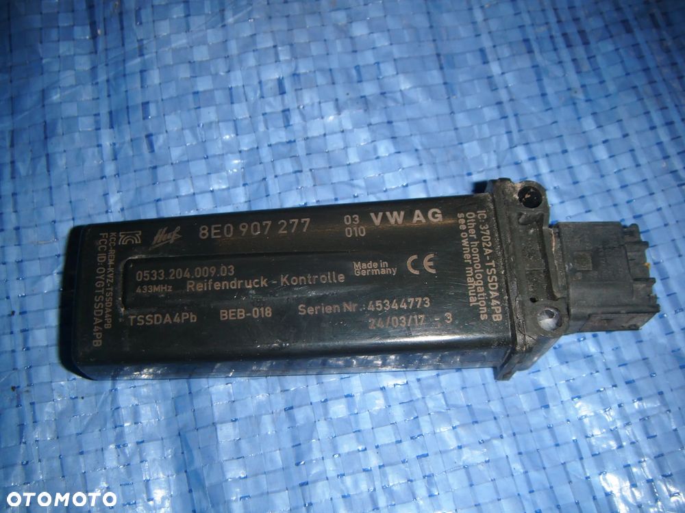 audi a4 b7 czujnik ciśnienia opon 8e0907277 - 1
