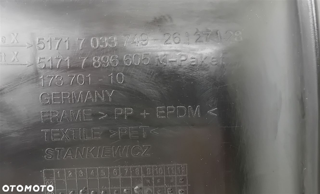 NADKOLE LEWY PRZÓD BMW E60 E61 LIFT 7033749 - 3