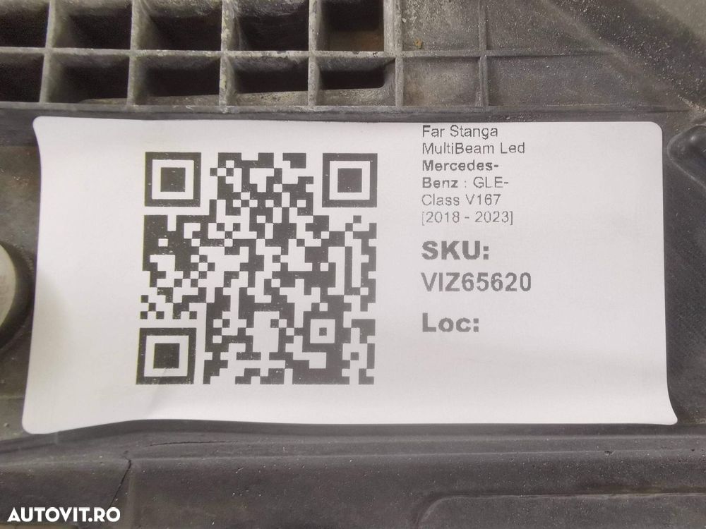 Far Stanga MultiBeam Led Mercedes-Benz  GLE-Class V167 2018 2019 2020 - 8