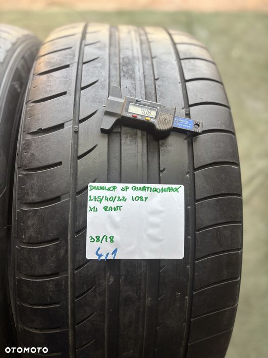 4x 275/40R22 108Y DUNLOP SP QUATTROMAXX opona letnia komplet cena - 7