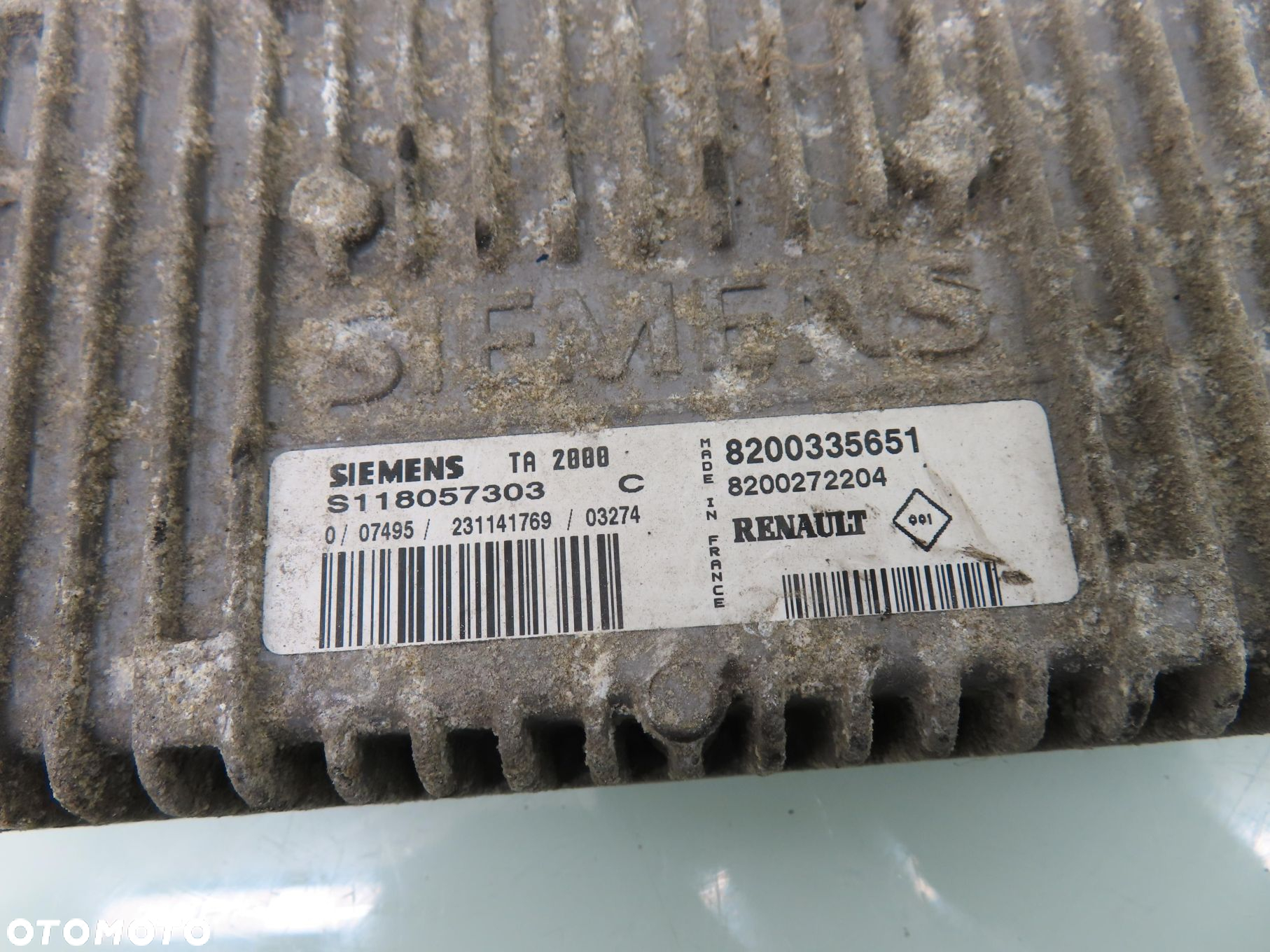 STEROWNIK RENAULT SCENIC II 2.0 S118057303C 8200335651 - 4