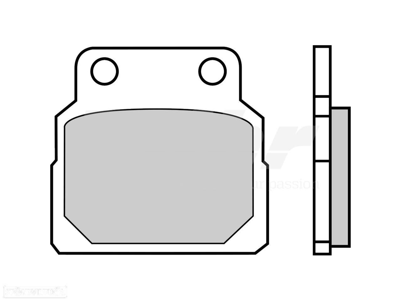 07ho2408 - pastilhas de travão orgânicas brembo 07ho2408 - 1