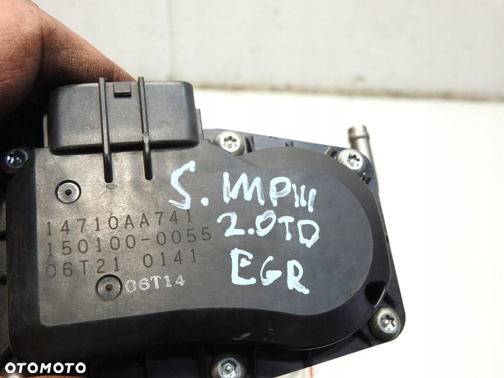 ZAWÓR EGR SUBARU IMPREZA III GH 2.0 TD SPORT 14710AA741 150100-0055 - 2