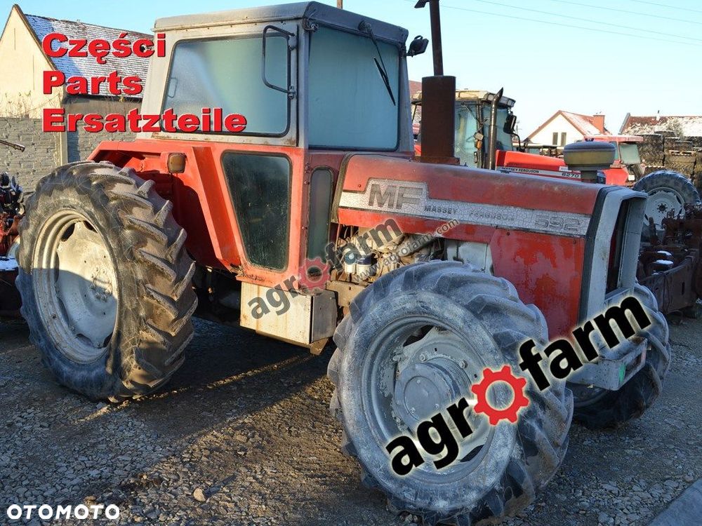 Massey Ferguson 592 części, skrzynia biegów, oś - 2