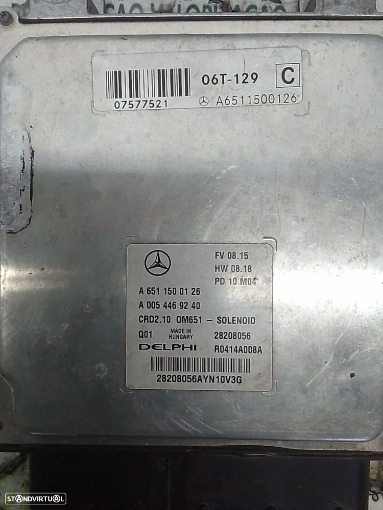 Centralina Do Motor Mercedes-Benz C-Class (W204) - 3