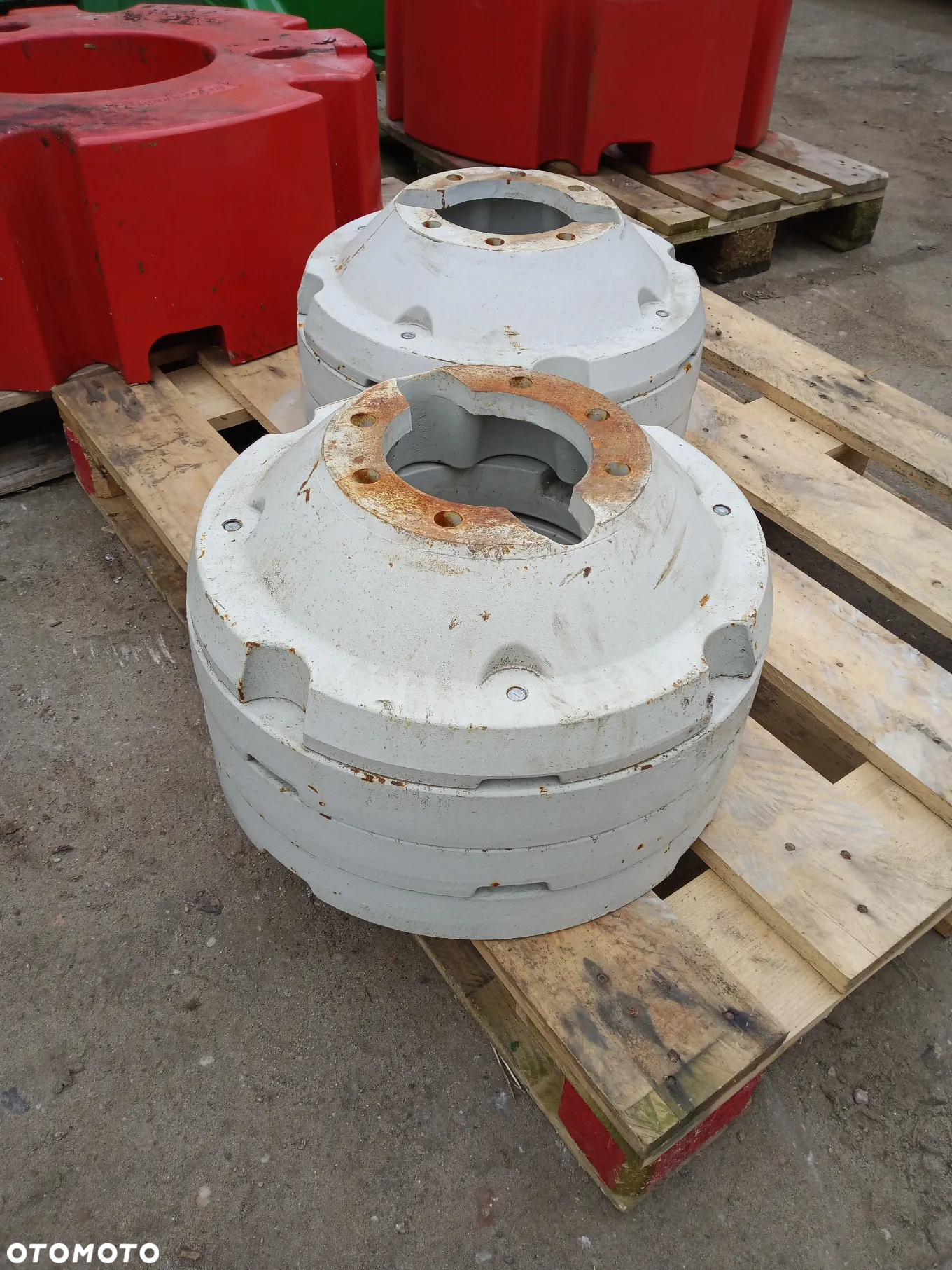 Obciążniki balast obciążnik w koła 2 x 200kg Valtra Massey Fergyson Fendt - 4